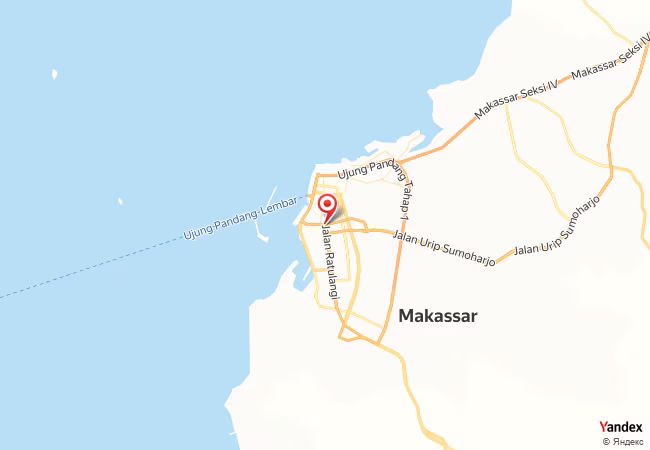 Qibla Map for Makassar