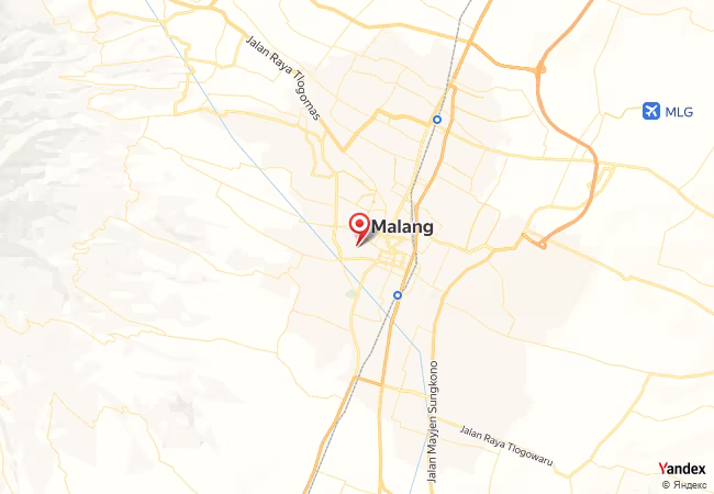 Qibla Map for Malang