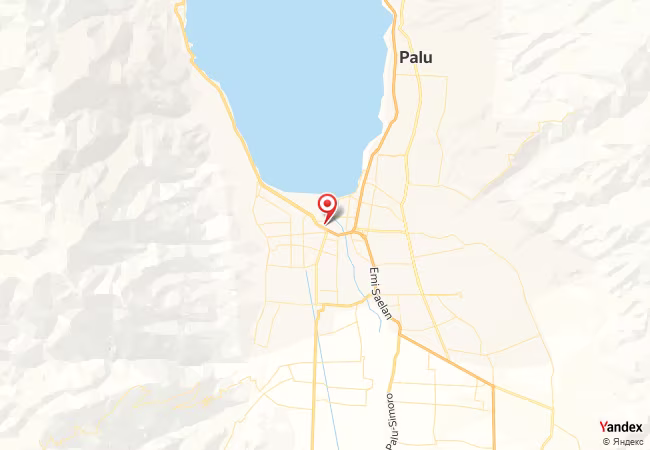 Qibla Map for Palu