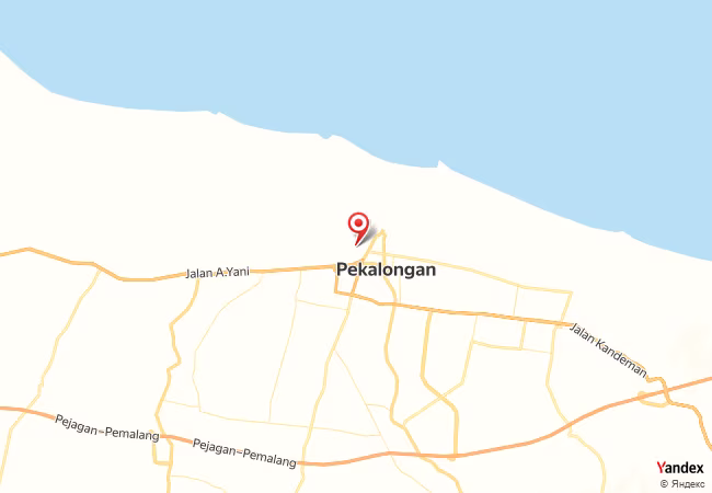 Qibla Map for Pekalongan