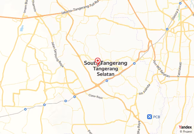 Qibla Map for Pondokaren