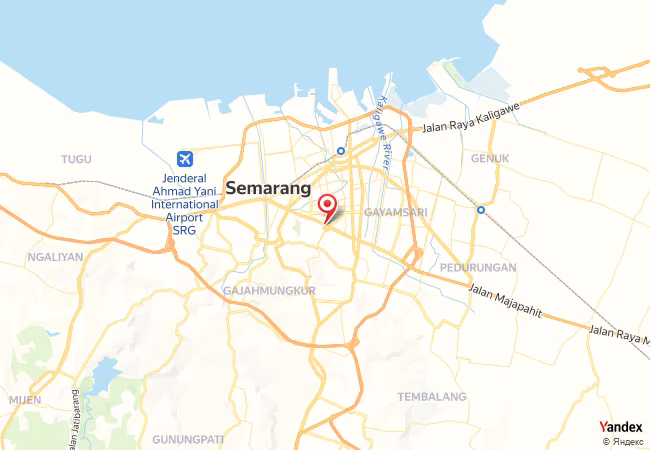 Qibla Map for Semarang