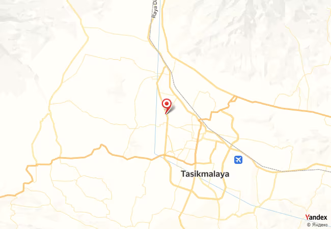 Qibla Map for Tasikmalaya