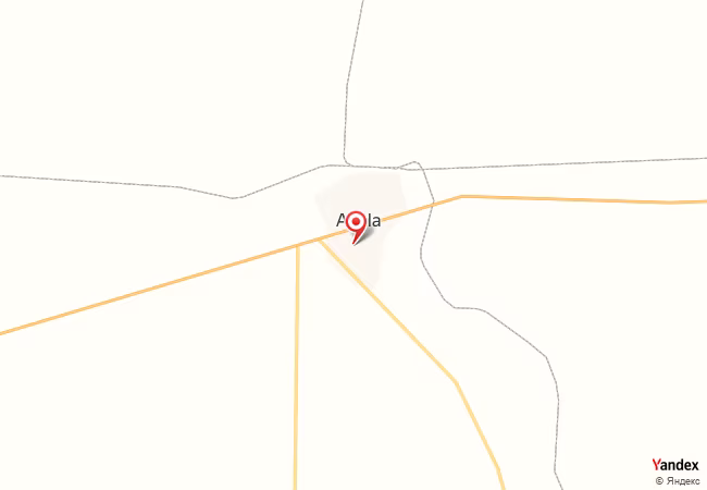 خريطة القبلة لمدينة أكولا