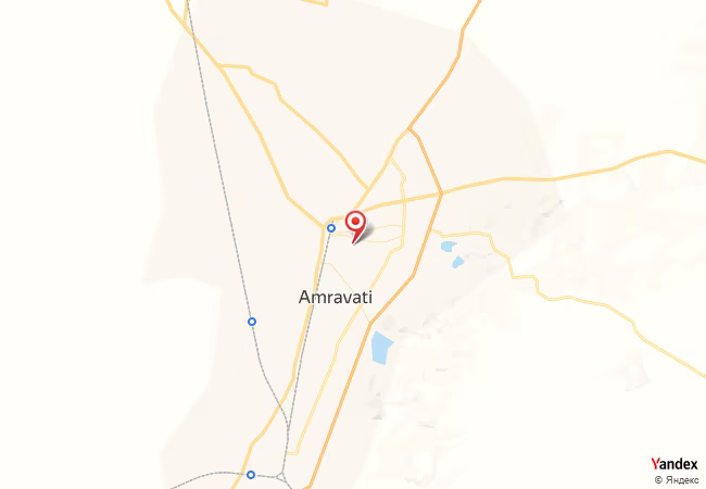 Qibla Map for Amravati