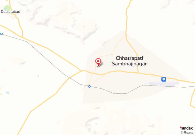 Qibla Map for Aurangabad