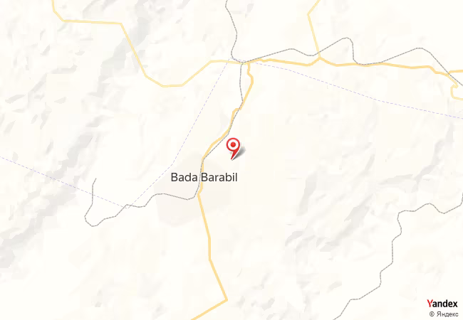 Qibla Map for Bada Barabil