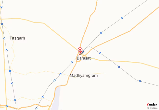 Qibla Map for Barasat