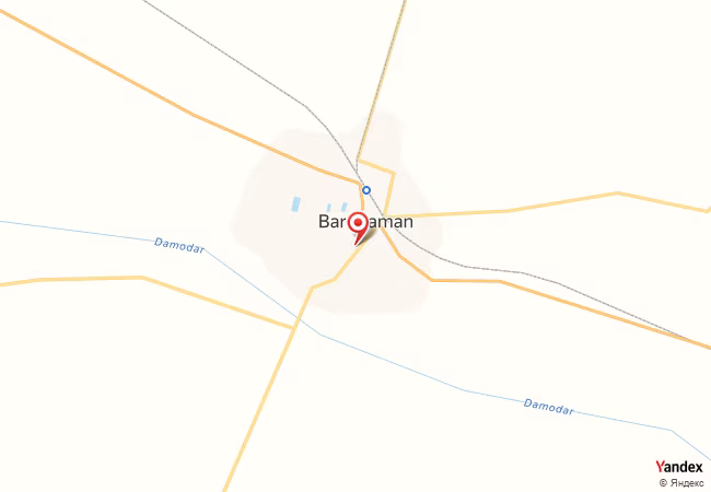 Qibla Map for Barddhaman