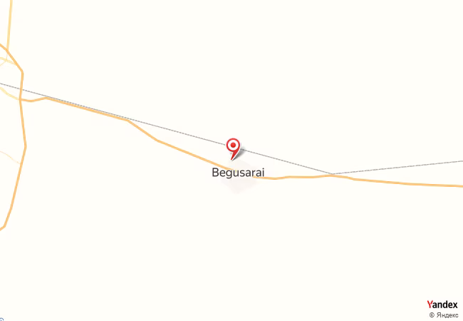 Qibla Map for Begusarai