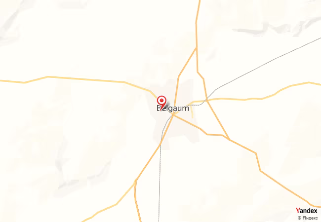 Qibla Map for Belgaum