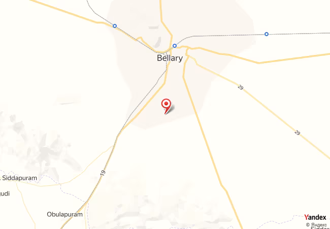 Qibla Map for Bellary