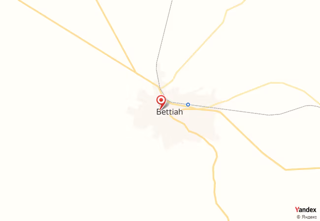 Qibla Map for Bettiah