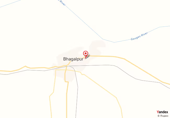 Qibla Map for Bhagalpur