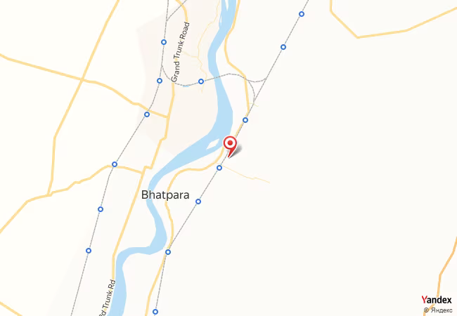 Qibla Map for Bhatpara