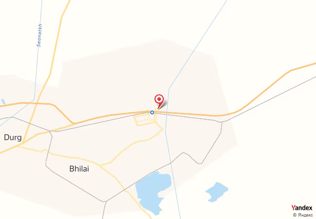 Qibla Map for Bhilai