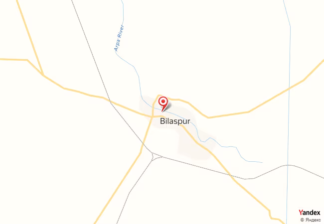 Qibla Map for Bilaspur