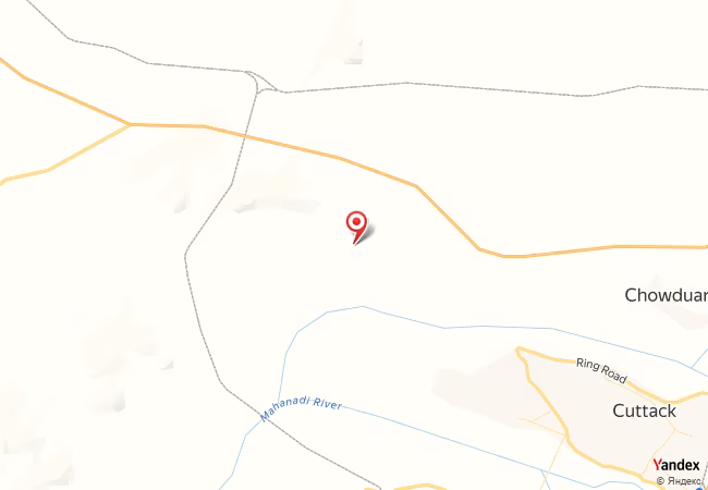 Qibla Map for Cuttack