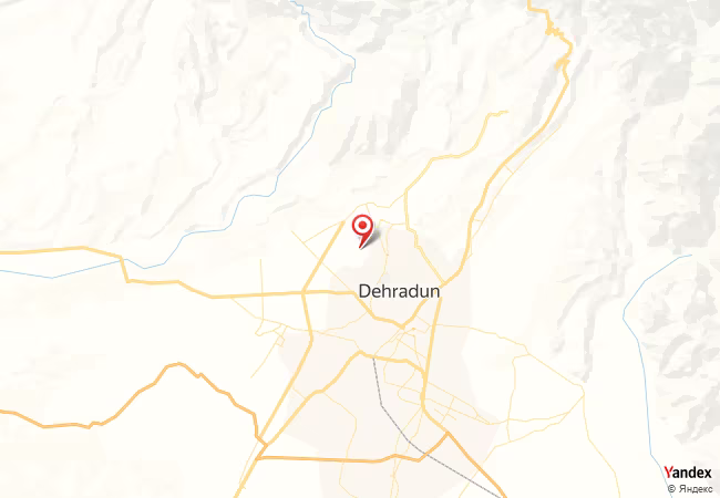 Qibla Map for Dehra Dun