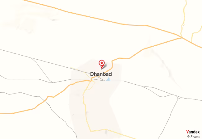 Qibla Map for Dhanbad