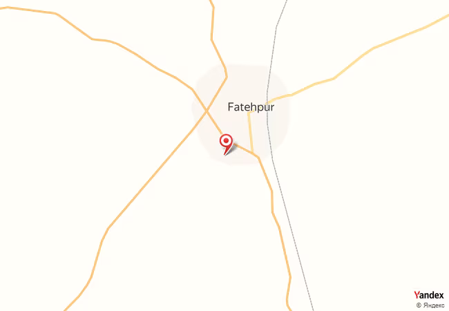 Qibla Map for Fatehpur