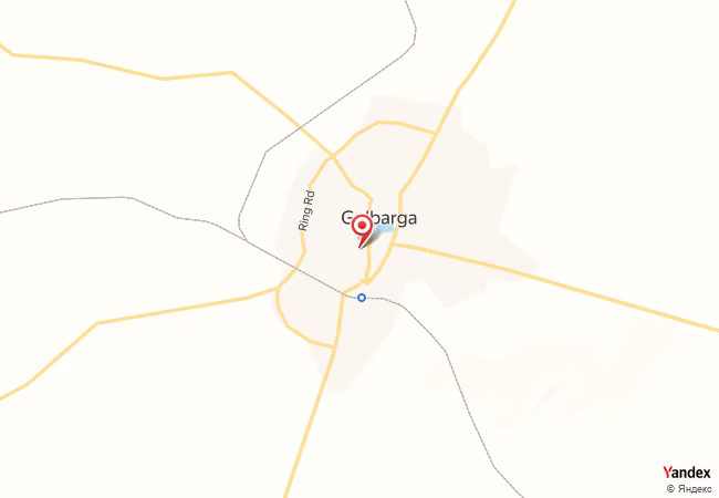 Qibla Map for Gulbarga