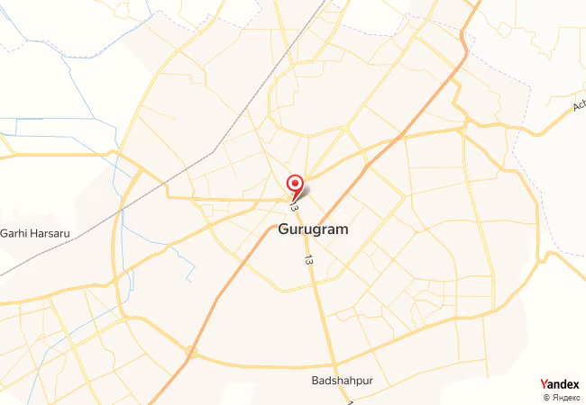 Qibla Map for Gurgaon