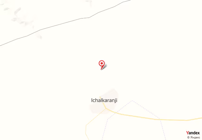 Qibla Map for Ichalkaranji