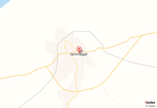 Qibla Map for Jamnagar