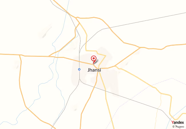 Qibla Map for Jhansi