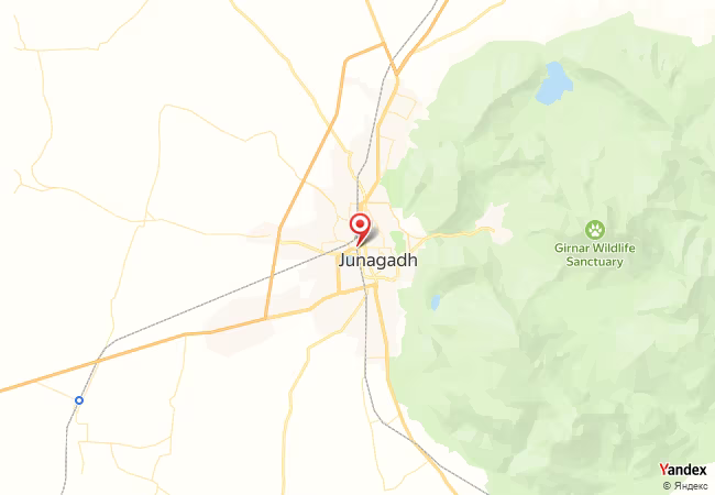 Qibla Map for Junagadh