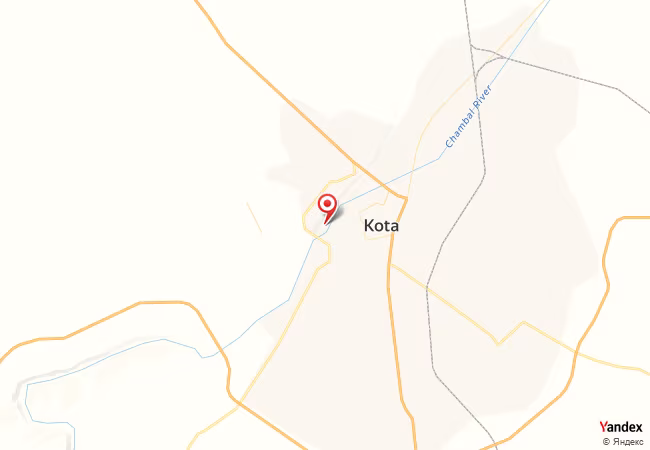 خريطة القبلة لمدينة كوتة