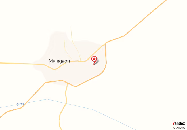 Qibla Map for Malegaon