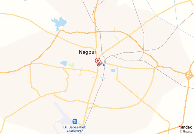 Qibla Map for Nagpur