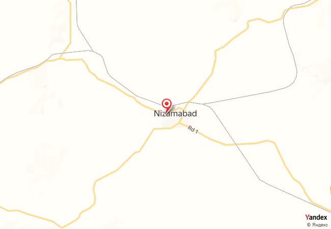 Qibla Map for Nizamabad