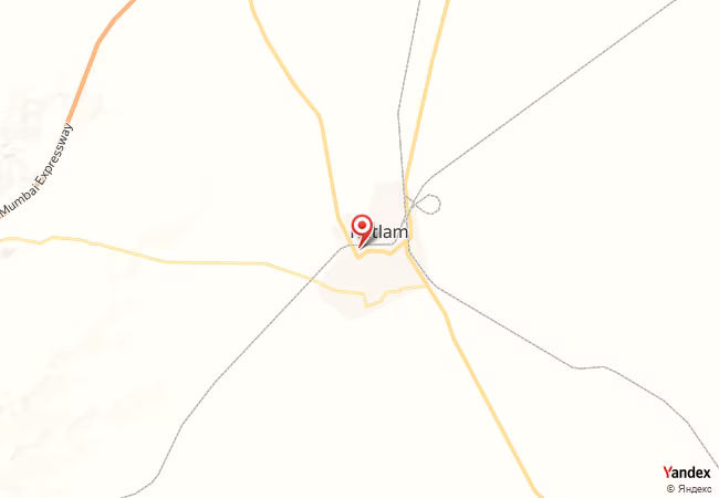 Qibla Map for Ratlam