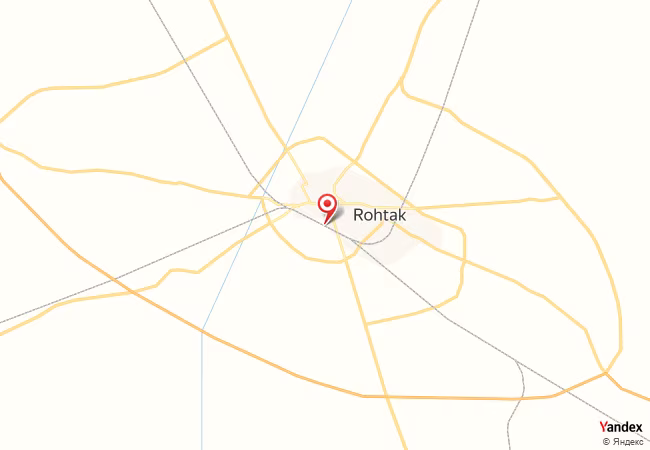 Qibla Map for Rohtak
