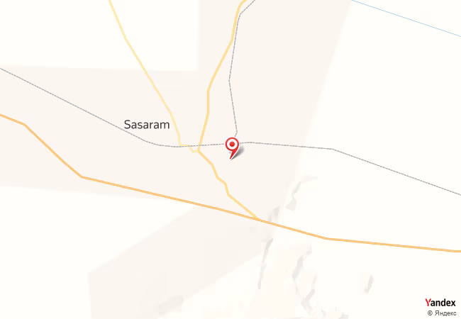 Qibla Map for Sasaram