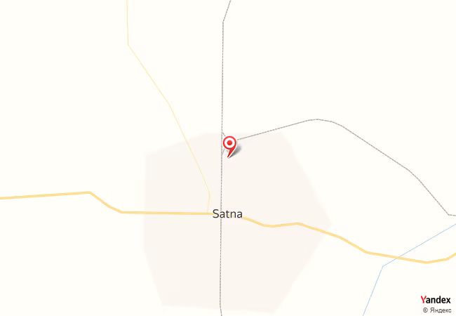 Qibla Map for Satna