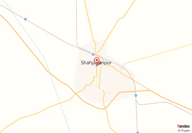 Qibla Map for Shahjanpur