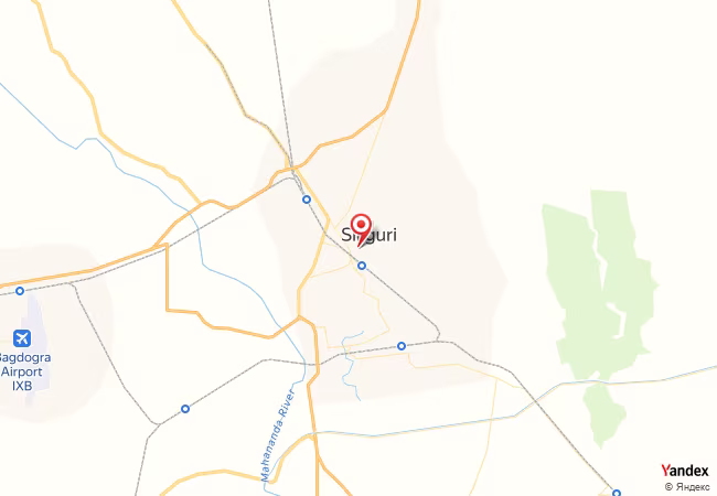 خريطة القبلة لمدينة سيليجري