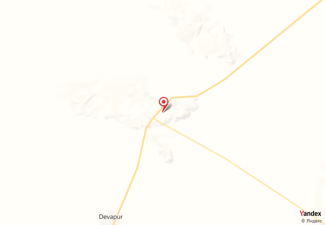 Qibla Map for Shorapur