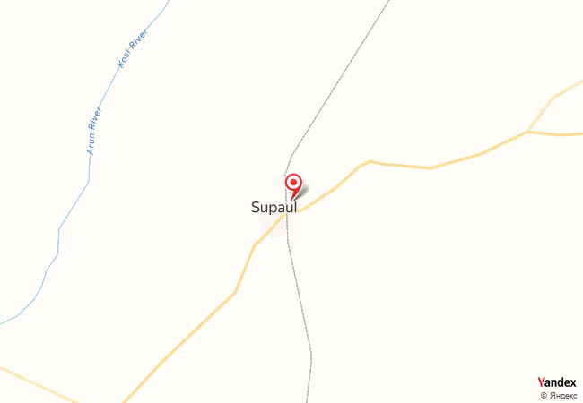 Qibla Map for Supaul