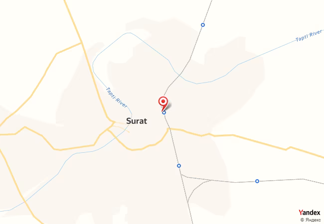 خريطة القبلة لمدينة سورت