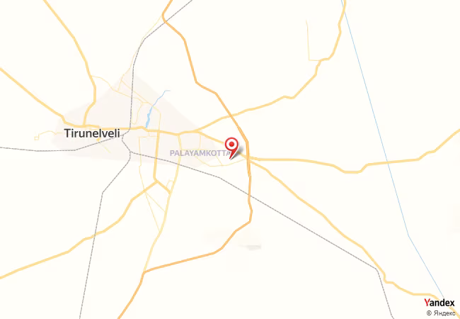 Qibla Map for Tinnevelly