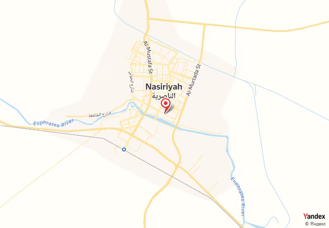 Qibla Map for An Nasiriyah