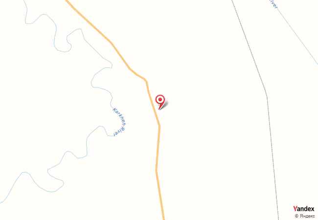 Qibla Map for Borvayeh-ye Al Bu `Aziz