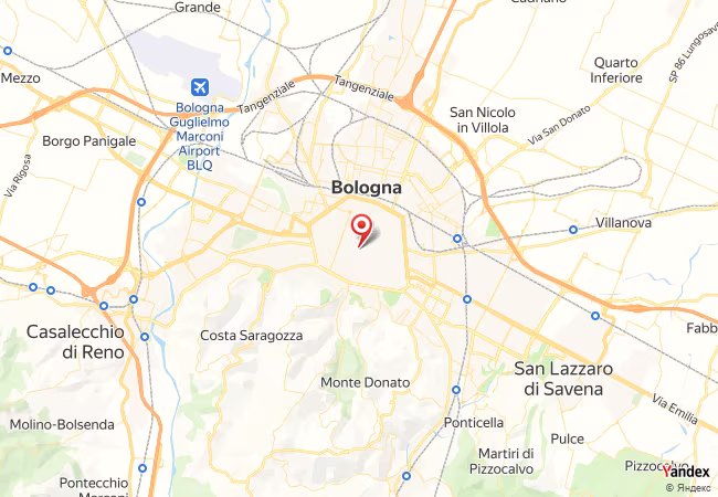 Qibla Map for Bologna