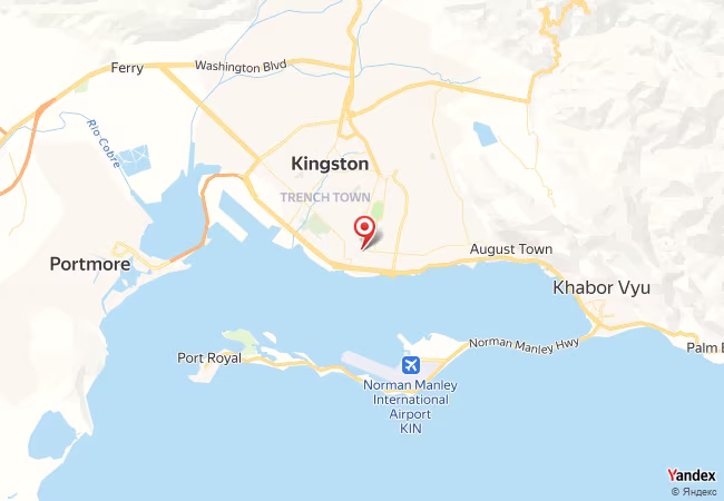 Qibla Map for Kingston