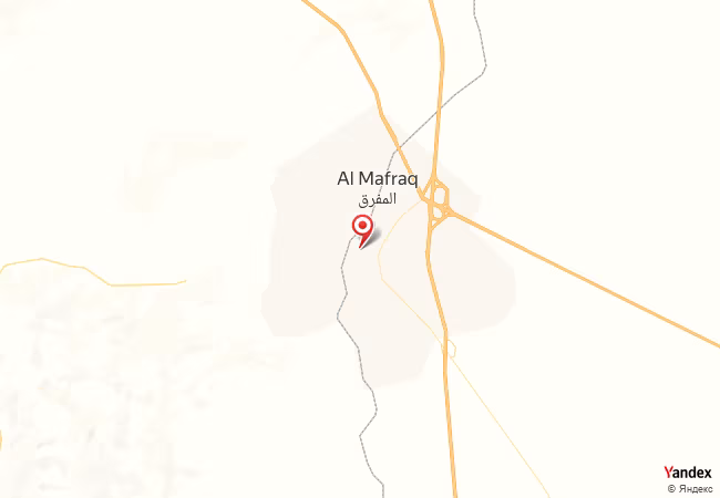 Qibla Map for Al Mafraq
